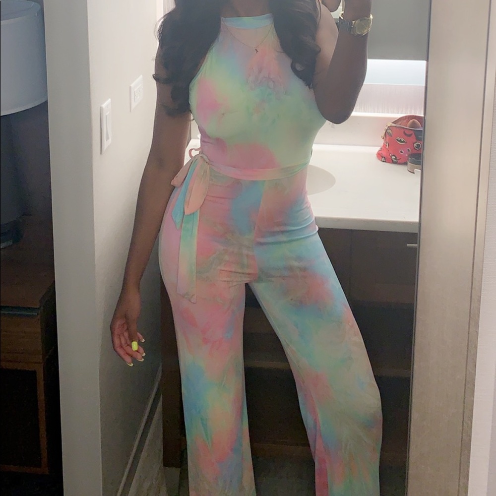 Tie dye jumpsuit